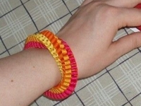 Cut Out + Keep Jenna Z Folded Ribbon Bracelets